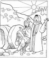 Sunday School Jesus Coloring Pages Tomb Activities Easter Empty Bible Sheets Preschool Book Graf sketch template