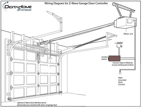liftmaster garage door sensor wiring diagram