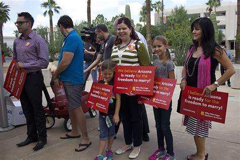 gay marriage supporters urge ag to stop defending az s ban