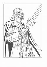 Wars Star Coloring Pages Printable Vader Darth Lego sketch template