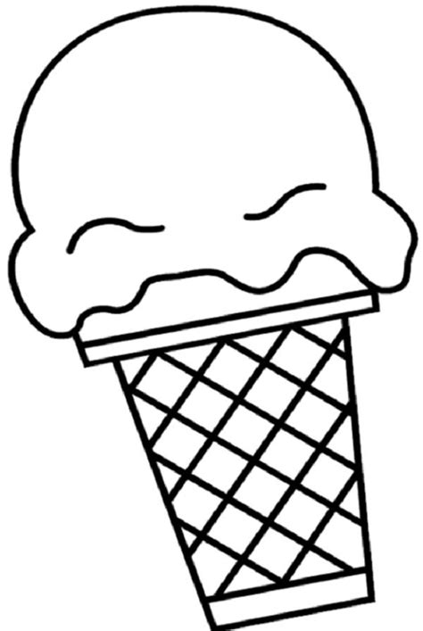 ice cream cone coloring page   clip art  clip art