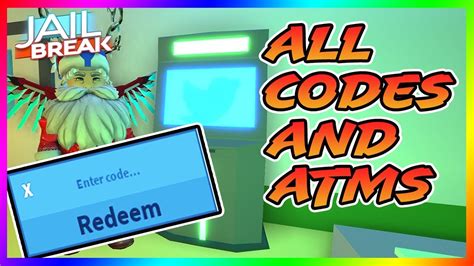 codes  atm locations  roblox jailbreak winter update  working promo codes