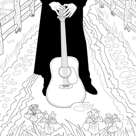 johnny cash coloring pages