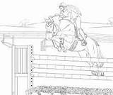 Lineart Cross Coloringhome Colouring Ausmalbilder Pferde Springreiten Fc00 Crafter sketch template