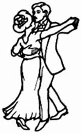 Dansen Romantische sketch template