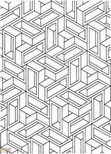 Optical Coloring Illusion Pages Illusions Geometric Choose Board Book Printable sketch template