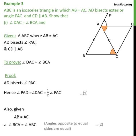 Example 3 Abc Is An Isosceles Triangle In Which Ab Ac