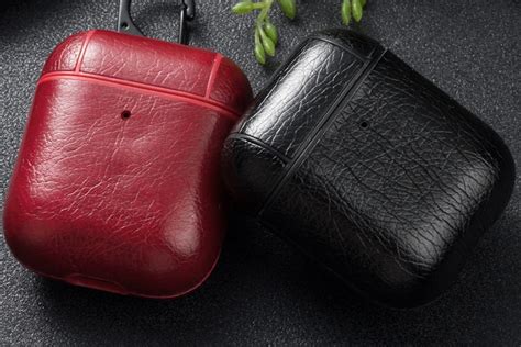 leather airpods case brings style  protection