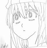 Elfen Lied Coloring Template sketch template