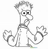 Coloring Pages Muppets Animal Beaker Muppet Colouring Print Getdrawings Drawing Color Sheets Printable Getcolorings Choose Board Popular sketch template