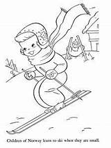 Coloring Pages Finland Getcolorings Winter sketch template