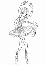 Coloring Ballerina Pages Ballet Print Balerina Kids Search Again Bar Case Looking Don Use Find sketch template