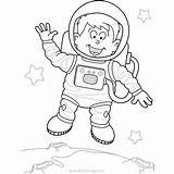 Astronaut Boy Says sketch template
