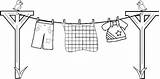 Coloring Laundry Clothesline Pages Printable Embroidery Colouring Google Search Patterns Clothing Kids Clotheslines Machine Room Simple Board sketch template