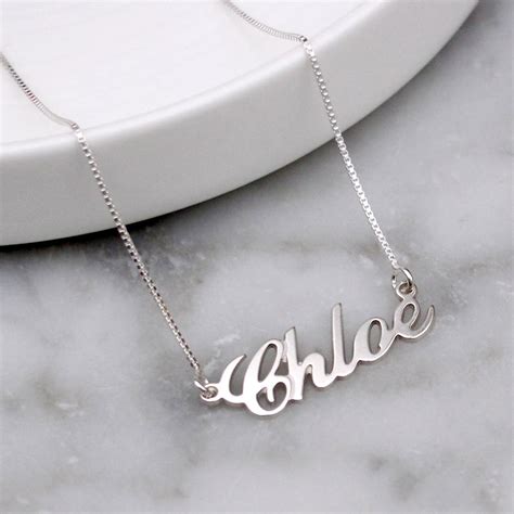 personalised handmade  necklace  anna lou  london