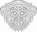 Coloring Pages Monkey Cool Animal Adults Animals Year Chinese Stress Less Color Parade Print Printable Celebrate Getcolorings Everfreecoloring sketch template