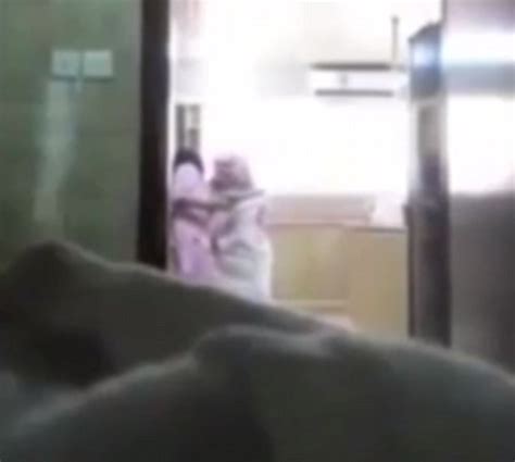 saudi husband caught forcing himself on his maid on camera and wife faces jail daily mail online