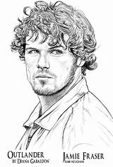 Outlander Jamie Fraser Heughan Gabaldon Diana Starz Megnyitás Highlander Ontdek sketch template