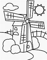 Windmill Vento Moinho Mulino Paesaggi Desenho Disegno Tasarrufu Enerji Colorear Onceokuloncesi Crayola Molinos Boyamalari Windmills Boyama Misti Megghy Tudodesenhos sketch template