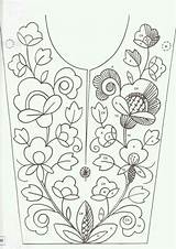 Embroidery Bordados Patterns Blusas Bordar Mexicanos Plantillas Mexicano Crewel Tik Ku фото узоров альбом Brandmalerei Mexican Hungarian Ribbon Yokes Húngaro sketch template