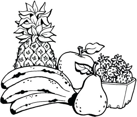 coloring fruits  vegetables pictures   color pages veggies