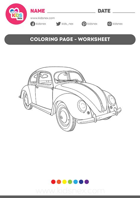 car coloring page wwwkidsnexcom