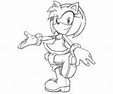 Coloring Amy Sonic Pages Rose Generations Printable Hammer Giant Library Clipart Surfing Popular Top sketch template