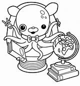 Octonauts Coloring Pages Professor Gups Inkling Octopod Awesome Print Octopus Printable Pdf Getcolorings Colouring Getdrawings Cartoon Disney Octonaut Birthdays Online sketch template