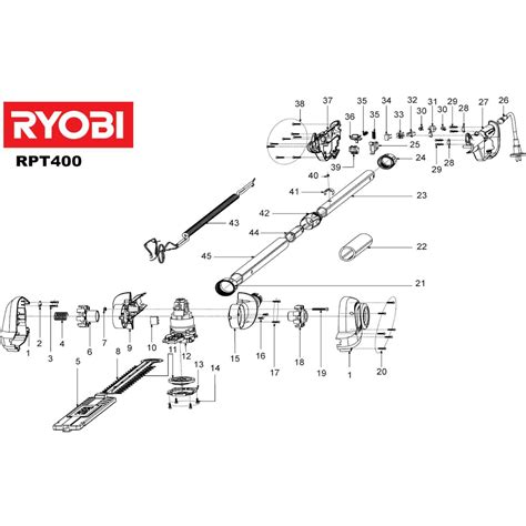 Buy A Ryobi Rpt400 Spare Part Or Replacement Part For Your Hedge