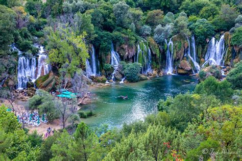 kravice waterfalls heaven  bosnia