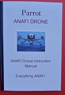 parrot anafi drone instruction user manual full colour massive