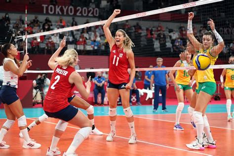 us women s volleyball wins first ever gold medal at olympics chicago