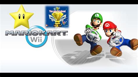 Mario Kart Wii Grand Prix Star Cup Gold Trophy Youtube