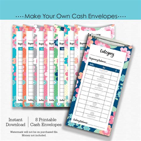 creative cash envelope template designs
