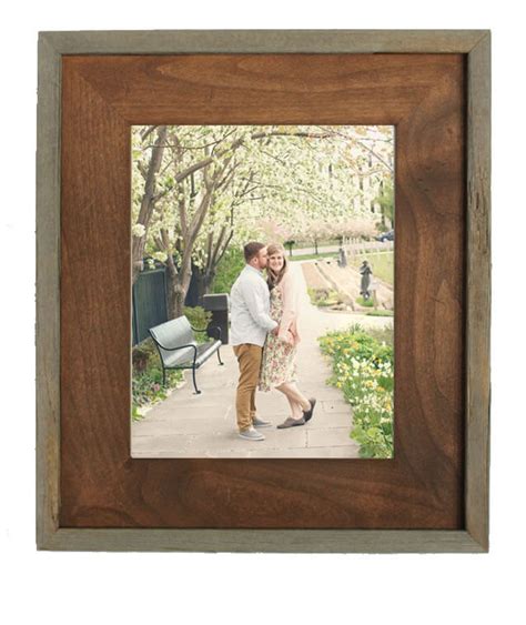 distressed wood picture frame  rustic wood frames