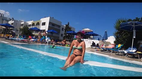 rhodos ixia sirene beach hotel youtube