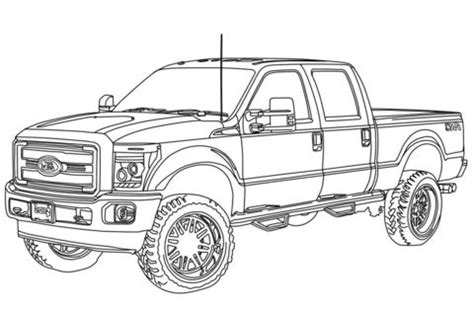 jacked  ford truck coloring pages kidsworksheetfun