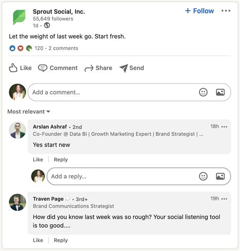 social media comments how to post and respond