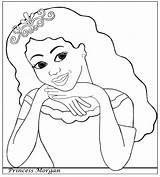 Coloring Pages American African Princess Girl Kids Girls Colouring Color Printable Morgan Barbie Sheets Princesses Book Charmz Books Women Colorings sketch template