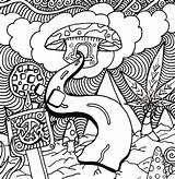 Trippy Coloring Pages Mushroom Easy Printable Space Print Sun Drawing Shroom Tumblr Color Getdrawings Book Getcolorings Outer sketch template