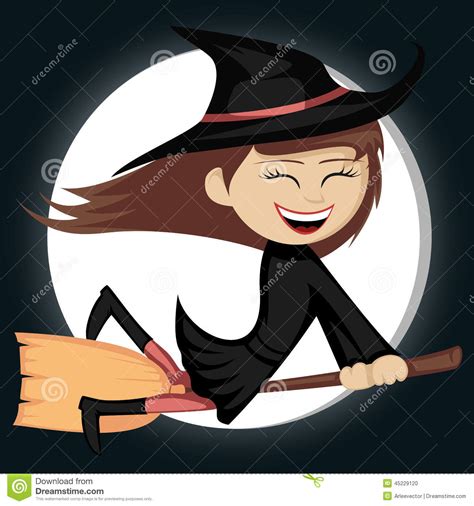 witches all around stock vector image 45229120