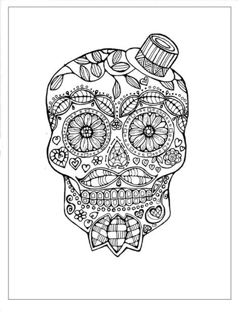 day   dead coloring skull coloring pages coloring pages animal