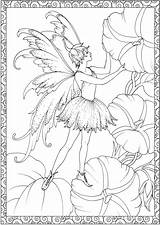Coloring Dover Fairy Pages Colorir Para Fadas Desenhos Publications Welcome Book Doverpublications Drawings Fada Books Adult Desenho Sheets Imprimir Salvar sketch template