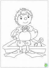 Dinokids Coloring Noddy Close sketch template