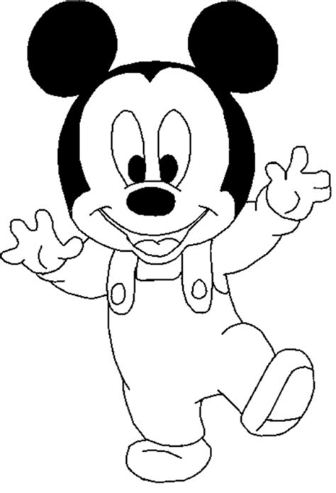 printable mickey mouse coloring page