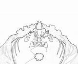 Piece Jinbei Coloring Pages Power Another sketch template