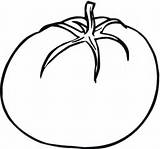 Tomato Coloring Pages Color Printable Kids Supercoloring Vegetables sketch template