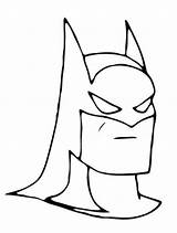 Batman Coloring Mask Pages sketch template