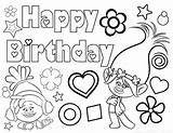 Birthday Happy Coloring Grandma Pages Getcolorings sketch template