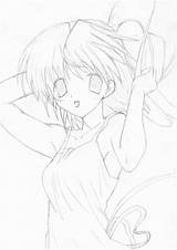 Furukawa Nagisa Deviantart sketch template